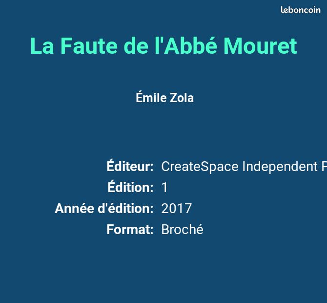 La Faute de l'Abbé Mouret - Émile Zola (image 2)