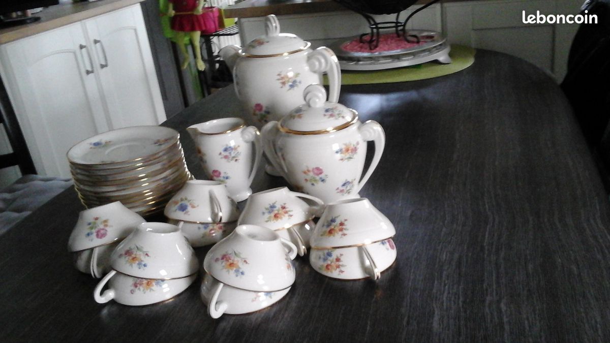 Service a café 12 pièces porcelaine (image 2)