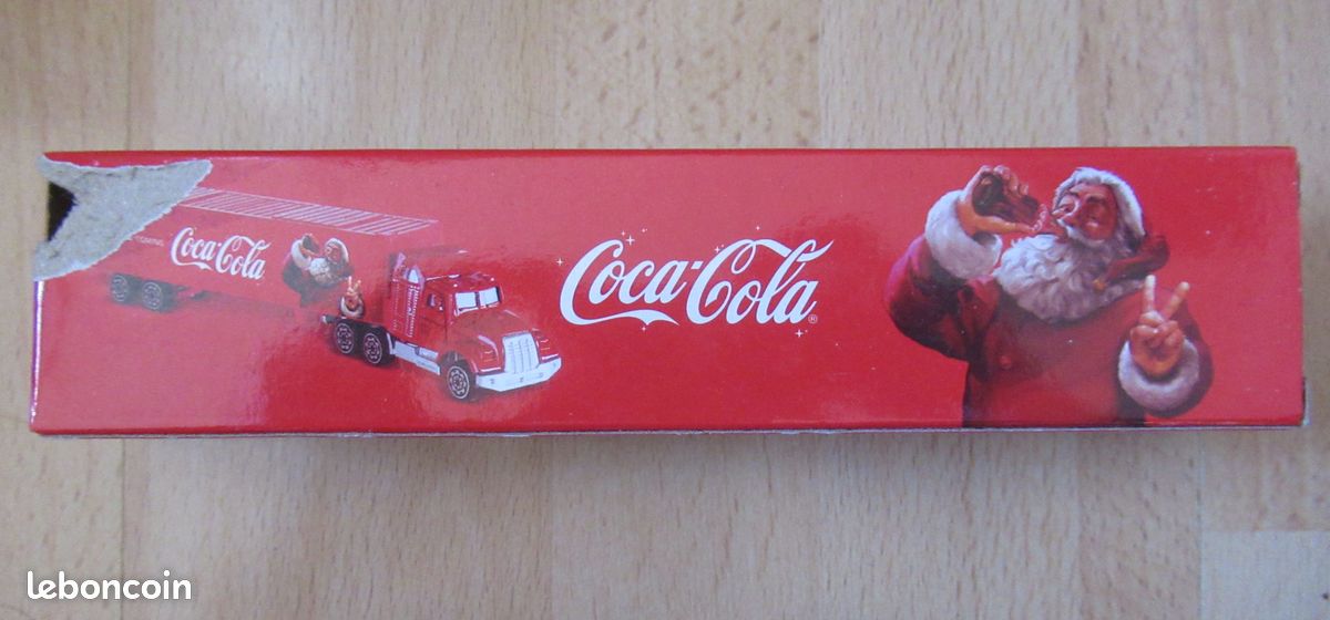 Collector CAMION jouet miniature NOEL semi remorque COCA COLA NEUF (image 2)