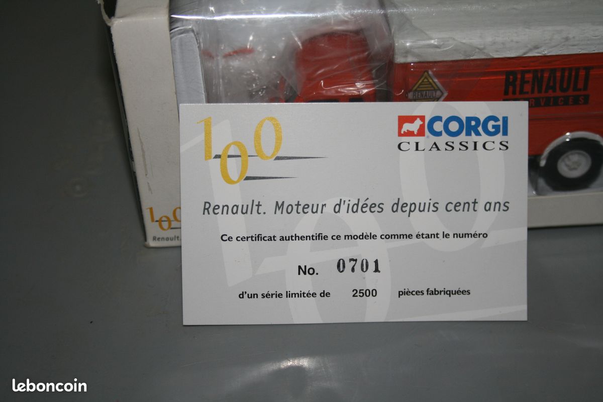 CORGI Héritage réf 71406 - Renault fainéant PSCHITT - 1/50 - FR