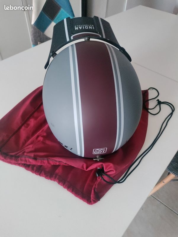 Casque moto indian (image 3)