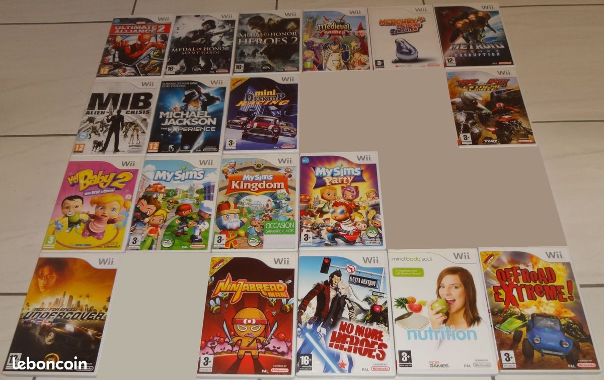 Jeux Nintendo WII (image 1)