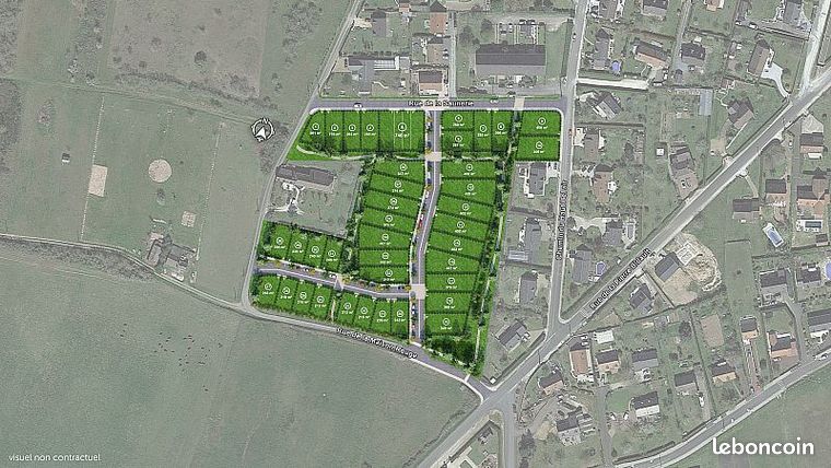 Terrain 376 m² Monnaie