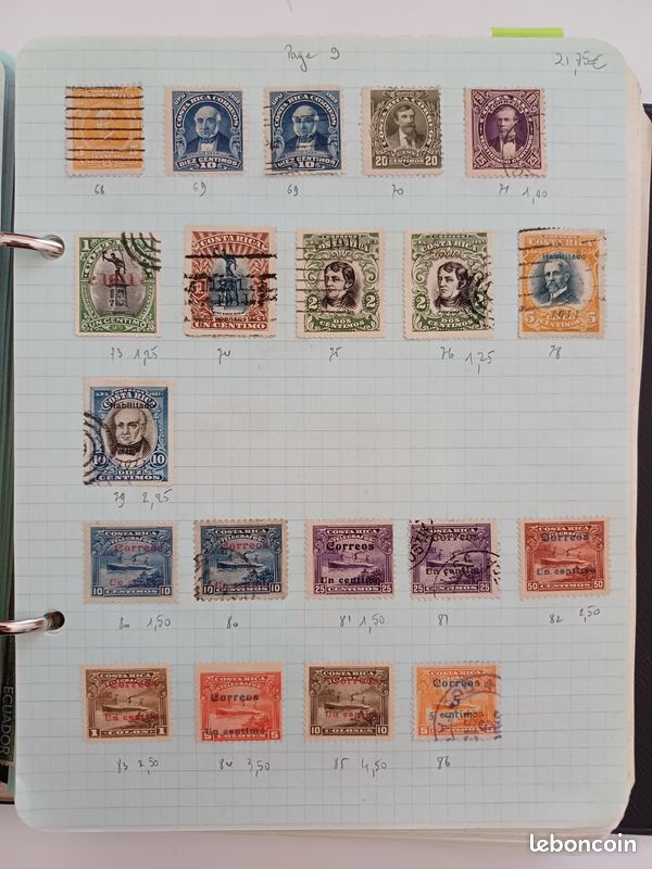 Timbres du Costa Rica (image 9)