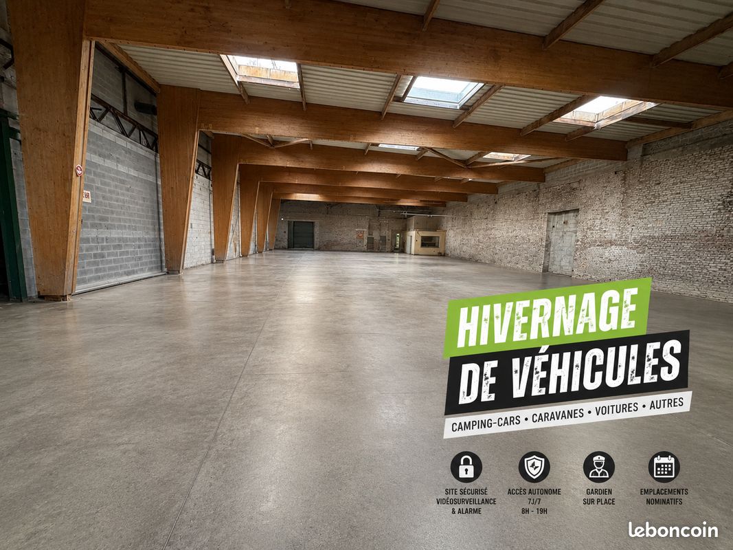 Hivernage camping-cars et caravanes · à Noyelles-sur-Selle · 69 €/mois