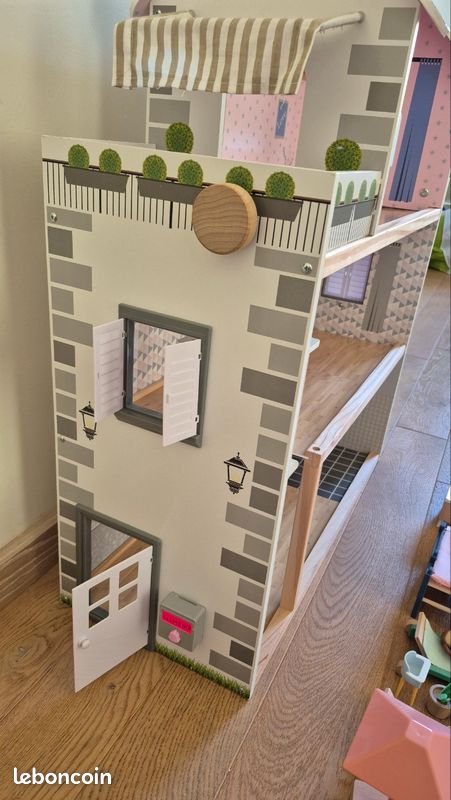 Maison de poupée avec accessoires NEUVES (image 3)