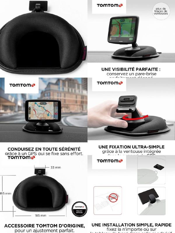 Support de fixation GPS TomTom Bean Bag Dashboard Mount