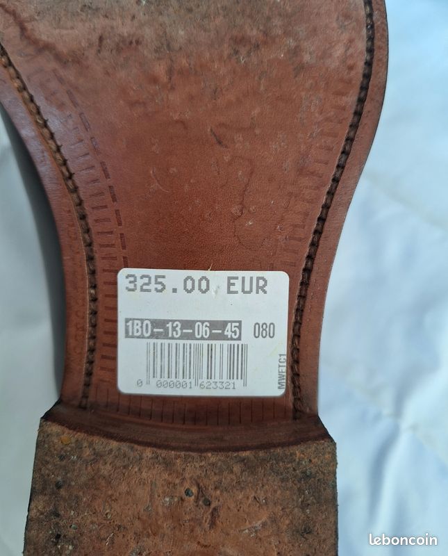 Chaussures BOWEN à Lacets Marron - Taille 38.5, Style Chukka, état Presque Neuf - Vintage