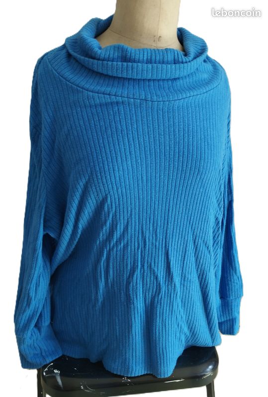 Pull femme bleu An ii vito 5XL 52 B2 (image 1)