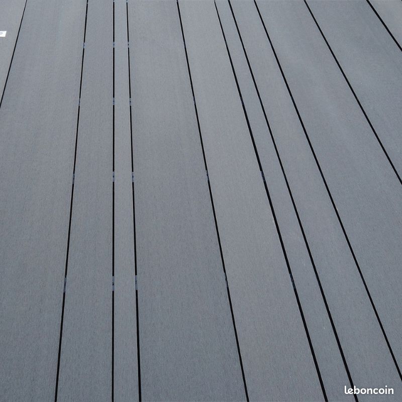 Lame de terrasse composite R5 anthracite (image 1)