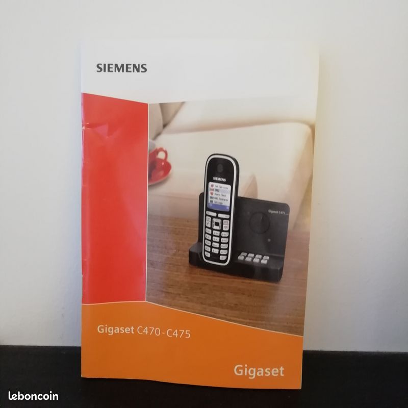 SIEMENS TÉLÉPHONE FIXE sans Fil Gigaset C570HX Combiné Supplémentaire Noir EUR 46,99 - FR