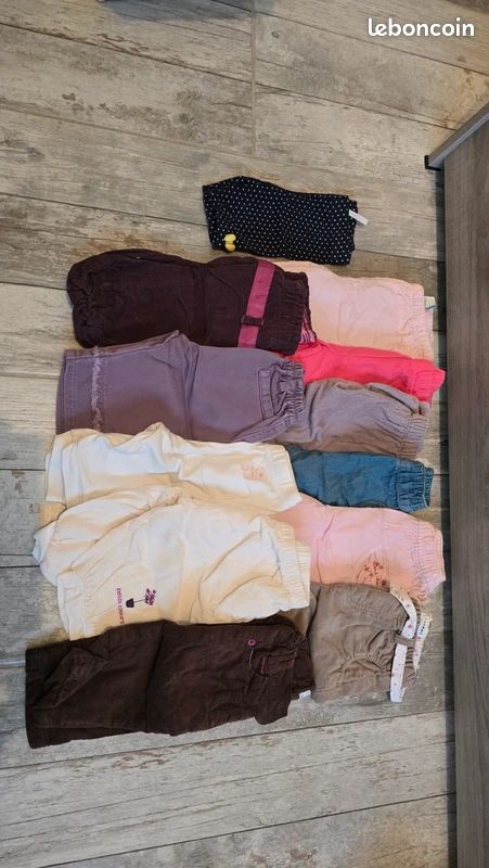 Carton 100 pièces vêtements fille 3 mois été (image 4)