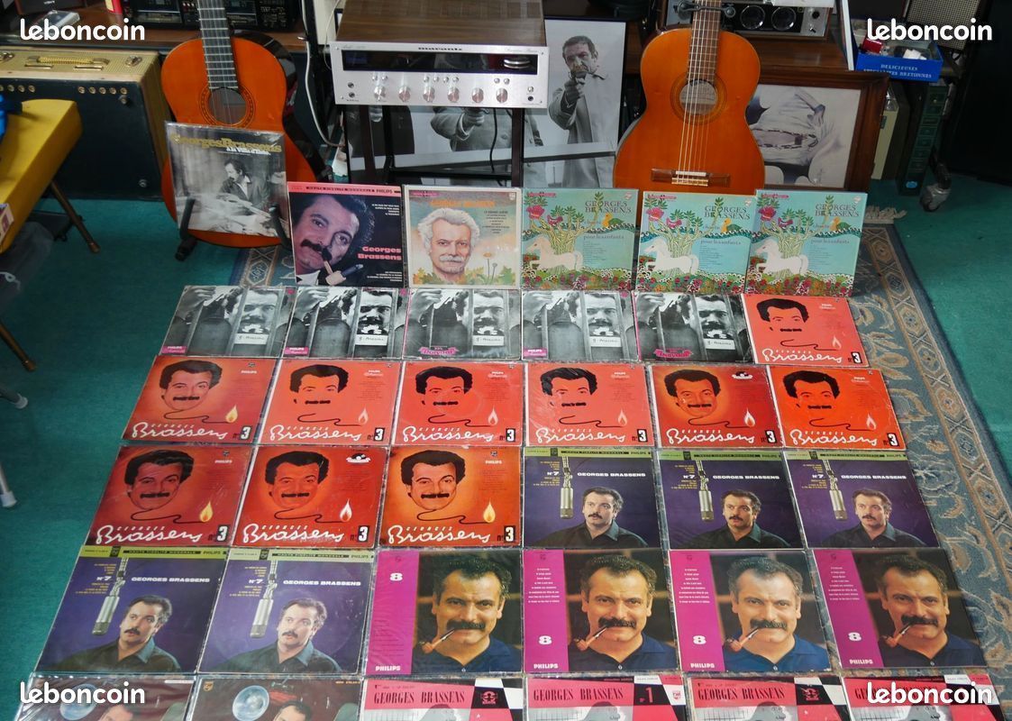 Georges Brassens 45 vinyles 25 cm (image 3)