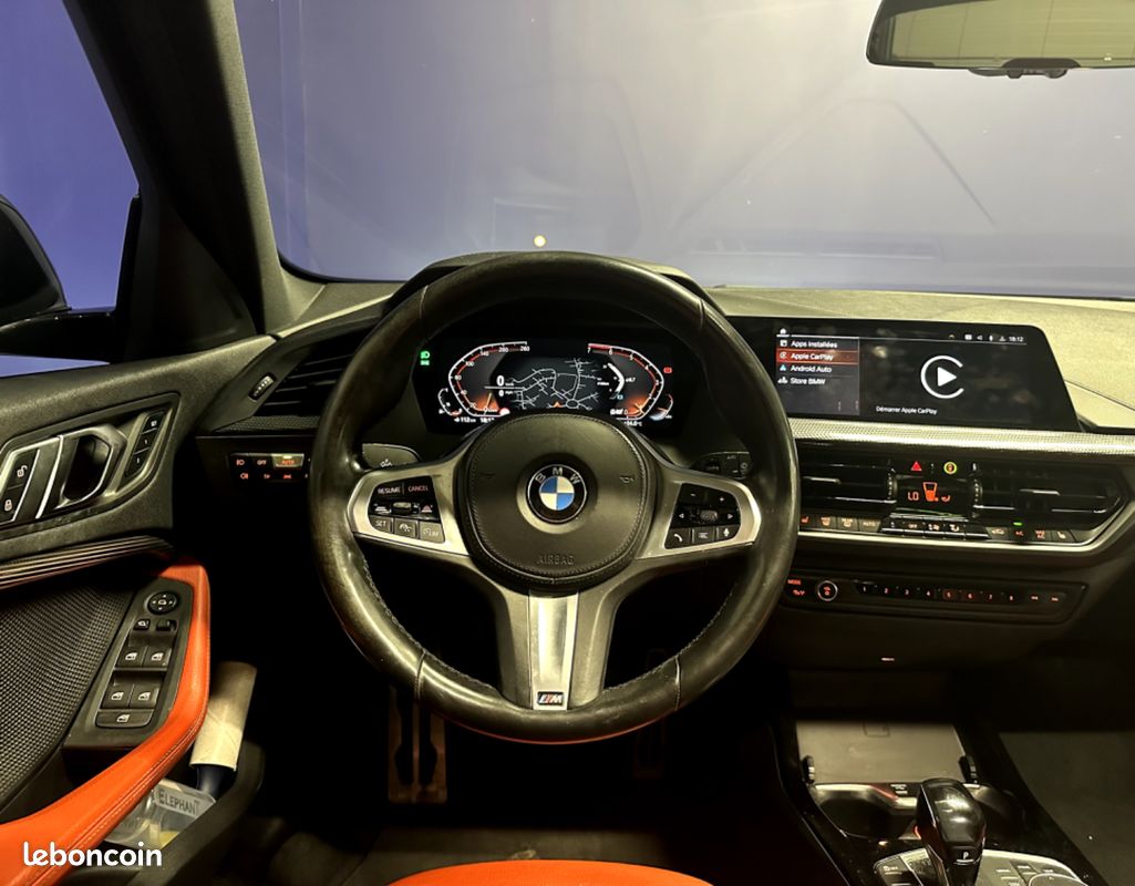 BMW Série 118i 140ch M Sport DKG7 - Apple CarPlay - Toit ouvrant panoramique - Sièges électriques chauffants - Affichage tête haute (image 9)