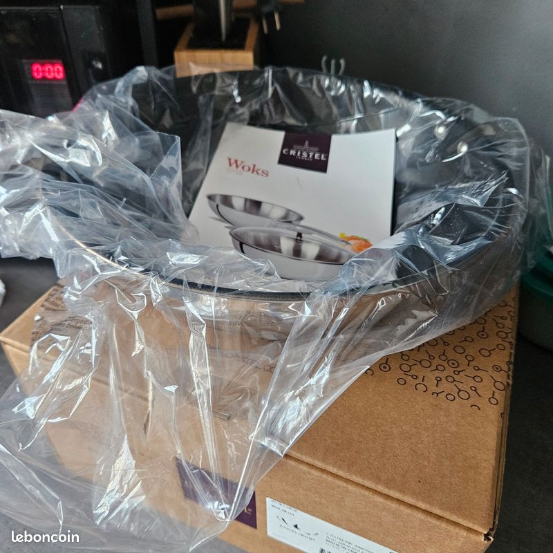 Wok casteline Cristel 28cm (image 1)