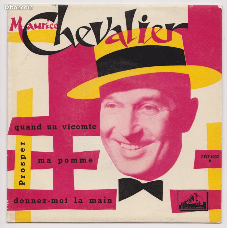 Disque vinyle 45 tours Maurice Chevalier (image 1)