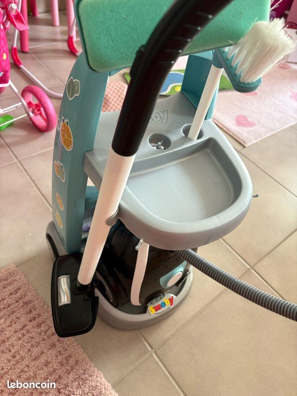 Chariot de Ménage Smoby avec Aspirateur Électronique (image 2)