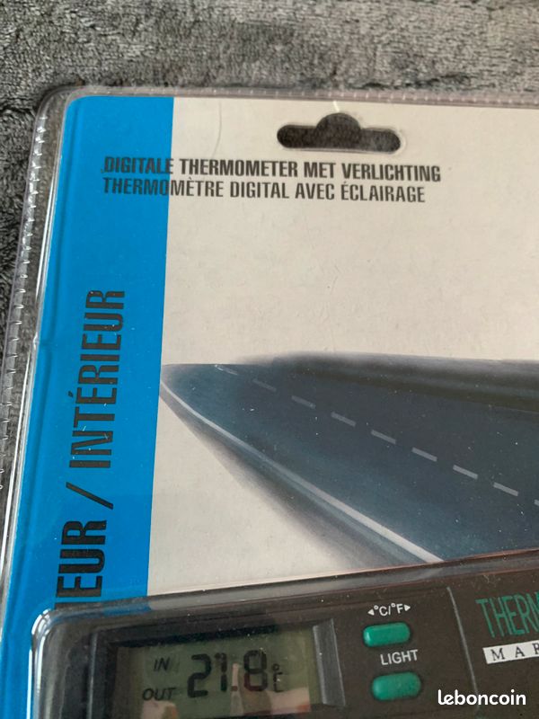 Thermomètre intérieur et extérieur Novid Car (image 2)
