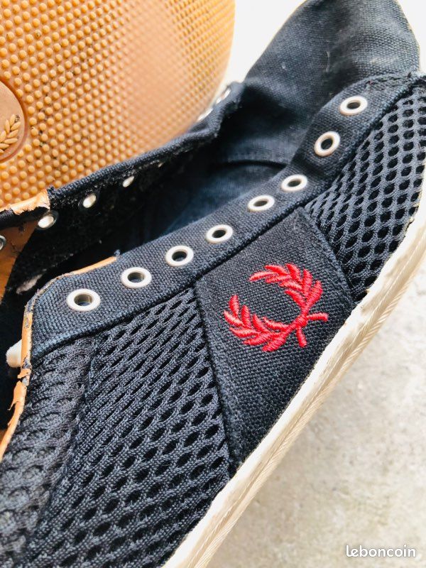 Basket noir cuir Fred Perry taille 41 (image 3)