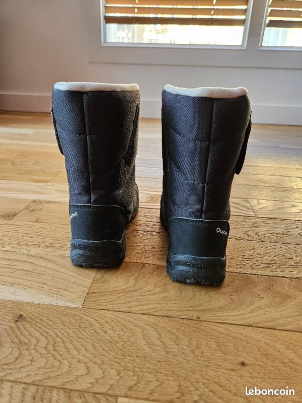 Bottes de neige noir enfant taille 31 quechua (image 3)