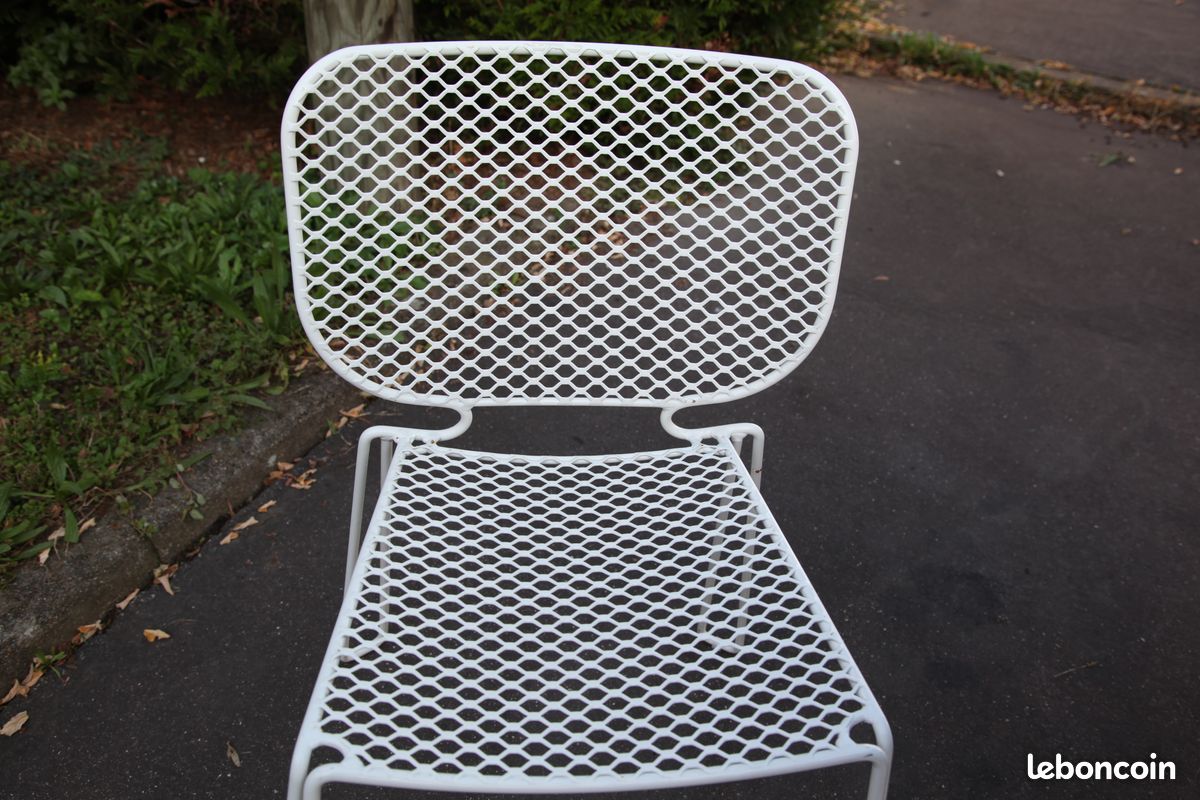 Salon de jardin designer Ivy Paola Navone pour EMU Salon industriel entièrement en acier. (2008) (image 9)