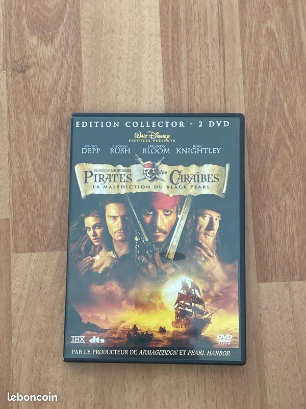 DVD, pirates des Caraïbes, la malédiction du Black Pearl (image 1)