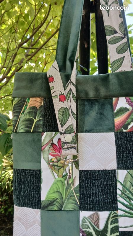 Sac tote bag fait main unique (image 7)