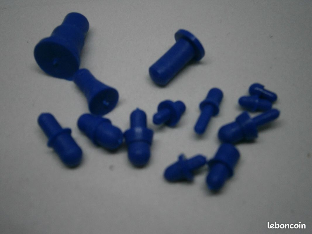 Lot De 14 Gyrophares Bleus Miniatures (Dinky, Corgi, Matchbox...) - Échelle 1:43/1:50
