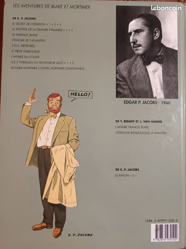 Bande dessinée - La marque jaune Blake et Mortimer (image 3)