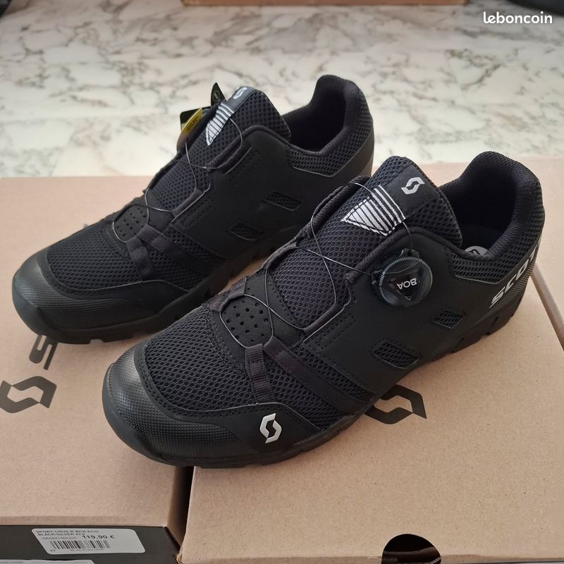 Scott Sport Crus-r Boa Plus 2024 Chaussures VTT Et Trekking Femme - Gris Foncé/Noir