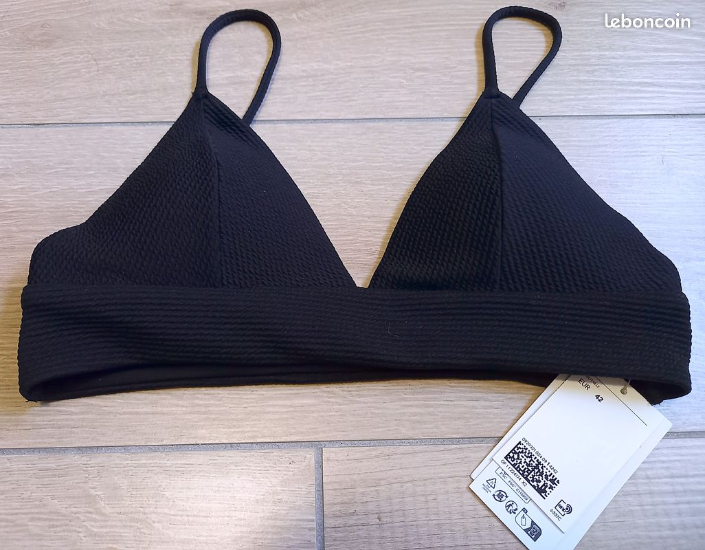 Bain Padde Hm Maillot Bain Haut Maillot De Bain Côtelé Paddé