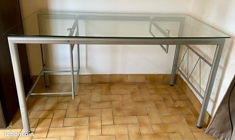 Grand Bureau en verre (image 2)