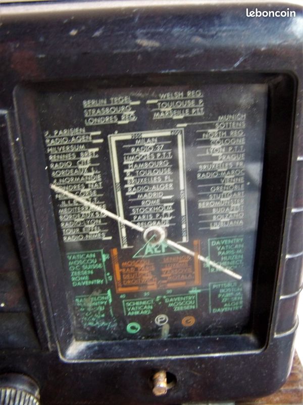 Ancien Poste TSF Bakélite S E M VINTAGE à restaurer (image 4)