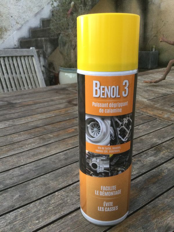 BENOL 3 Dégrippant décalaminant vis turbo vanne egr bougies