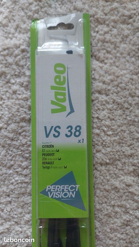 Balai d'essuie glace Valeo VS38 Neuf (image 2)