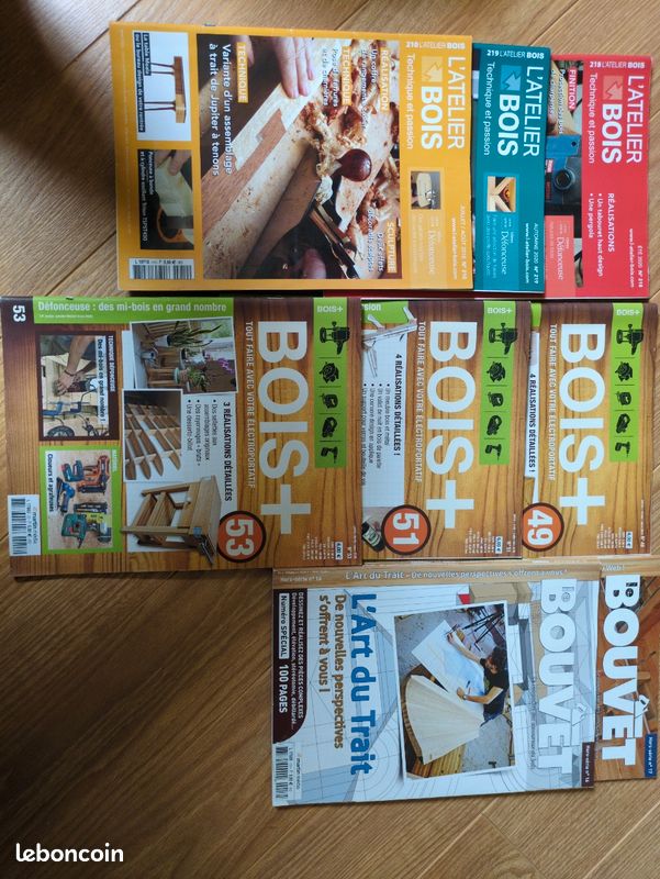 Lot magazines menuiserie (image 1)