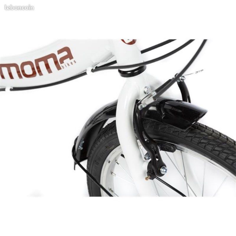 Vélo Pliant Moma Blanc (image 8)
