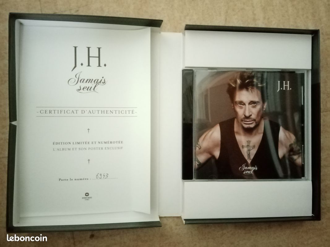 Cd - coffret johnny hallyday - jamais seul (image 2)