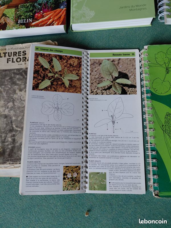 Lot de 8 livres horticulture légumes mauvaises herbes (image 3)