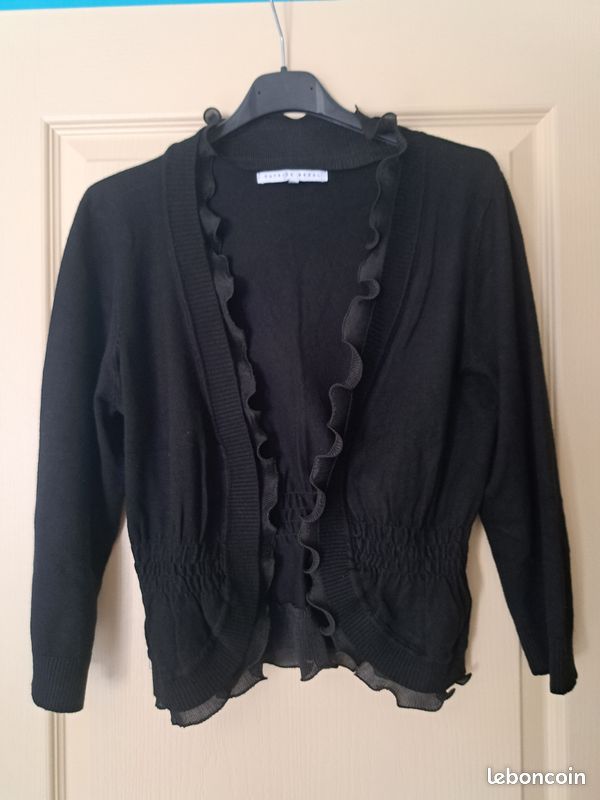 Gilet Patrice Bréal noir Vêtements