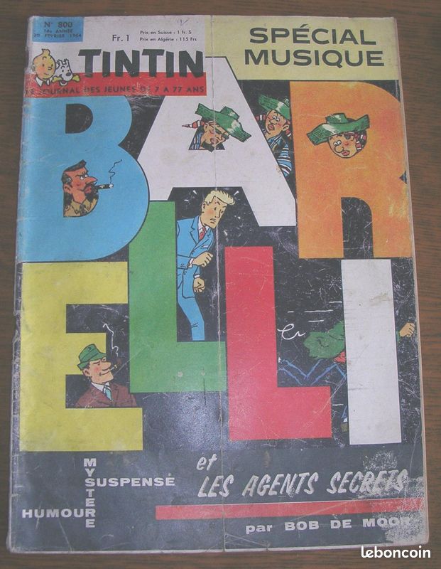 Lot 2 journaux Tintin logp (image 1)