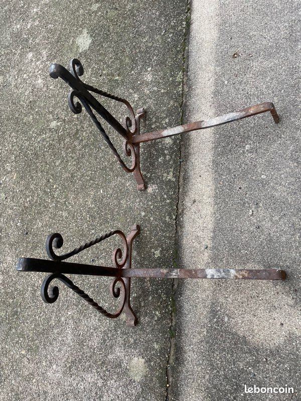 Chenets pour cheminée en acier (image 3)