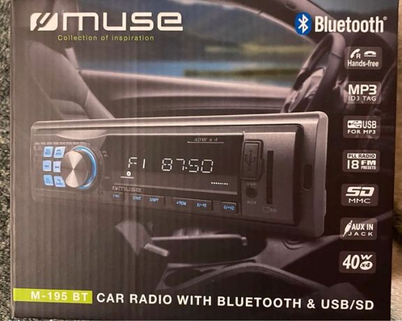 Auto radio MUSE BLUETOOTH M-195BT