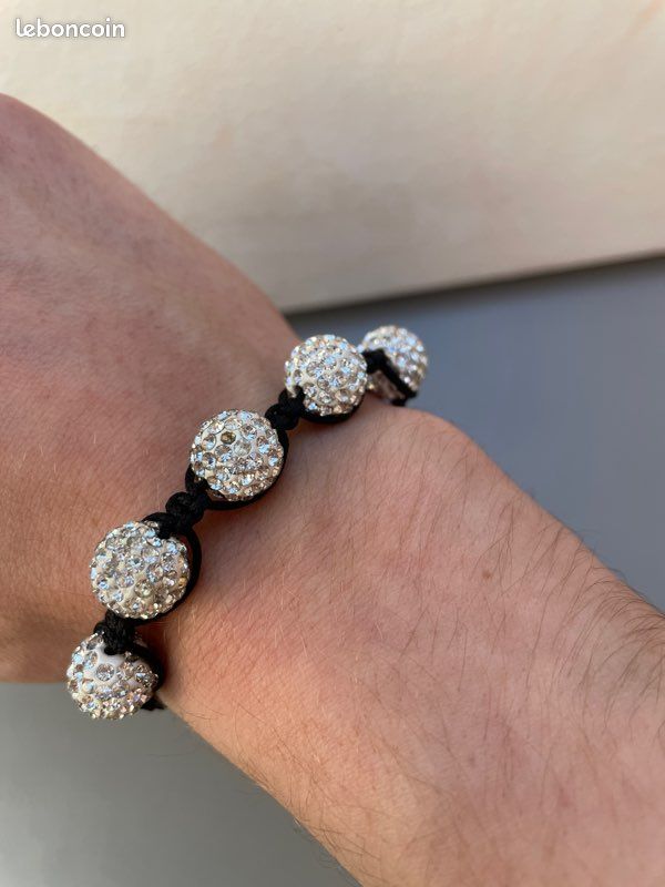 Bracelets boules pailletés (image 1)