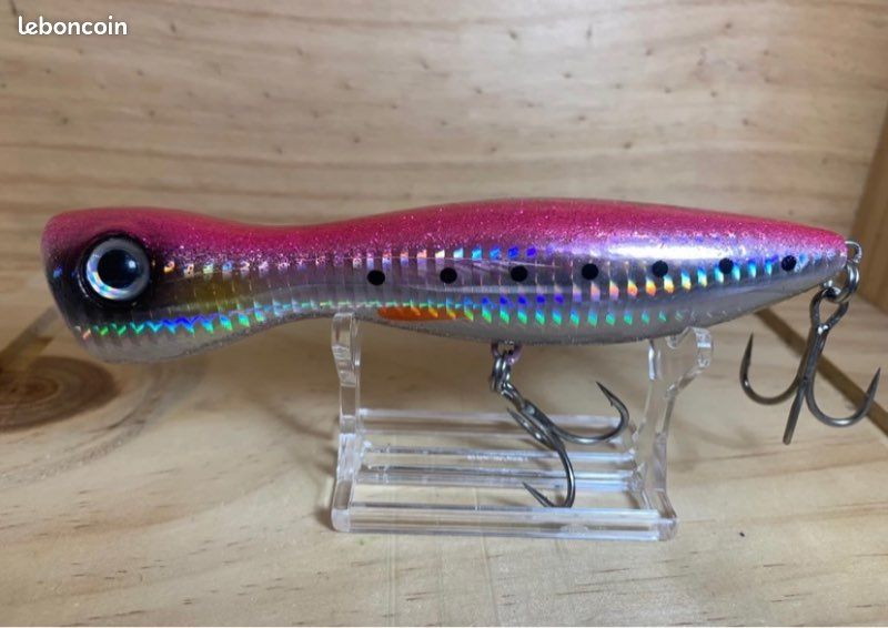 Leurre De Pêche Vintage Dalton Special – 3 Pouces – Bois – Topwater Pour Bass