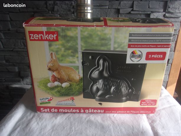 ZENKER Set de 6 Emporte-Pièces Inox Zenker Pâques pas cher