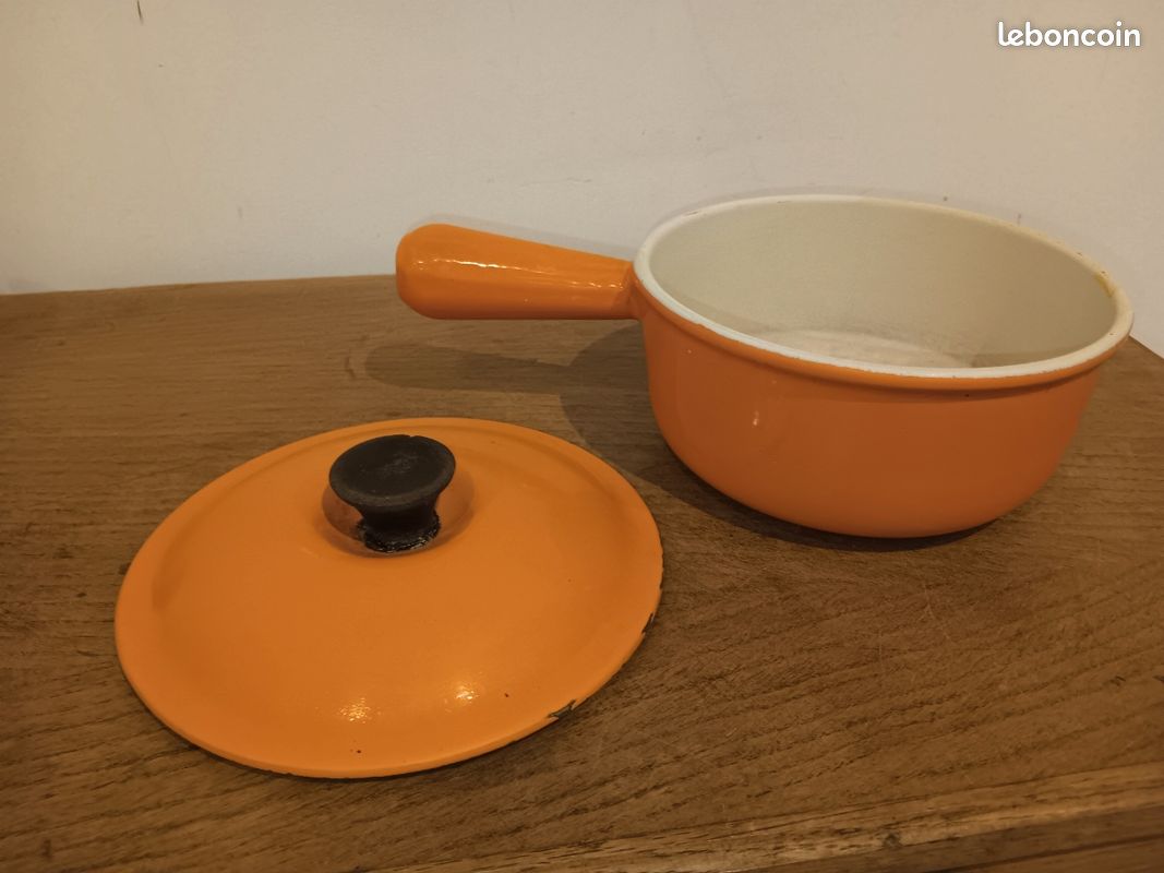Casserole le creuset fonte émaillée orange diamètre 16 cm (image 6)