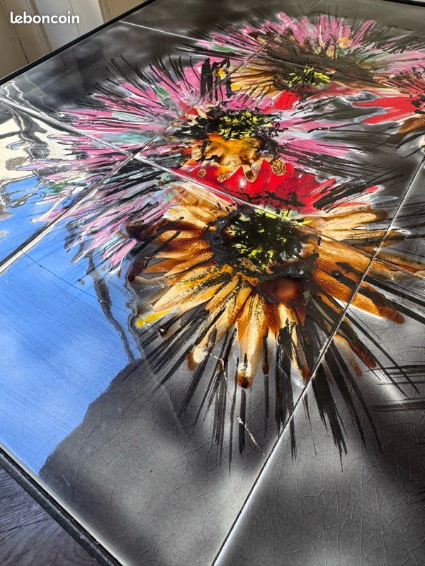 Table basse VALLAURIS « La roue » (image 6)