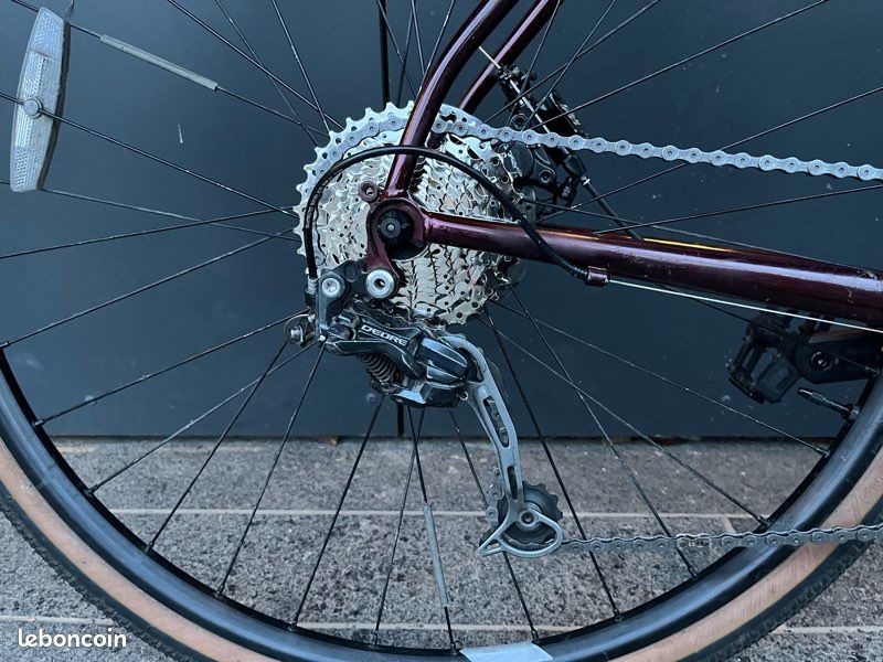 Protège-rayons Roue Vélo Vintage - Protection Chaîne Argenté - Occasion