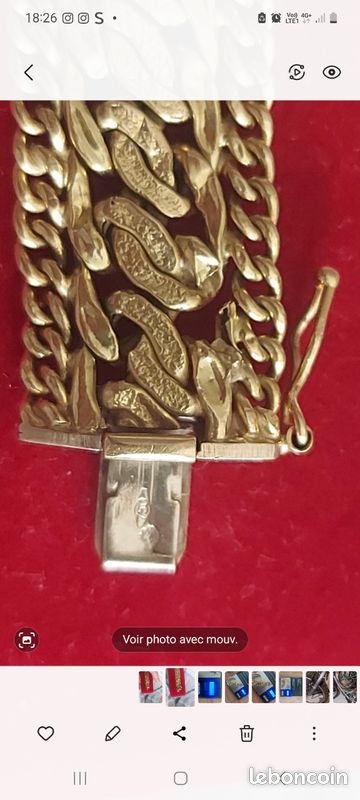 Bracelet En Or Massif 18 Carats Marque MATY - Bijou Occasion, Or Jaune